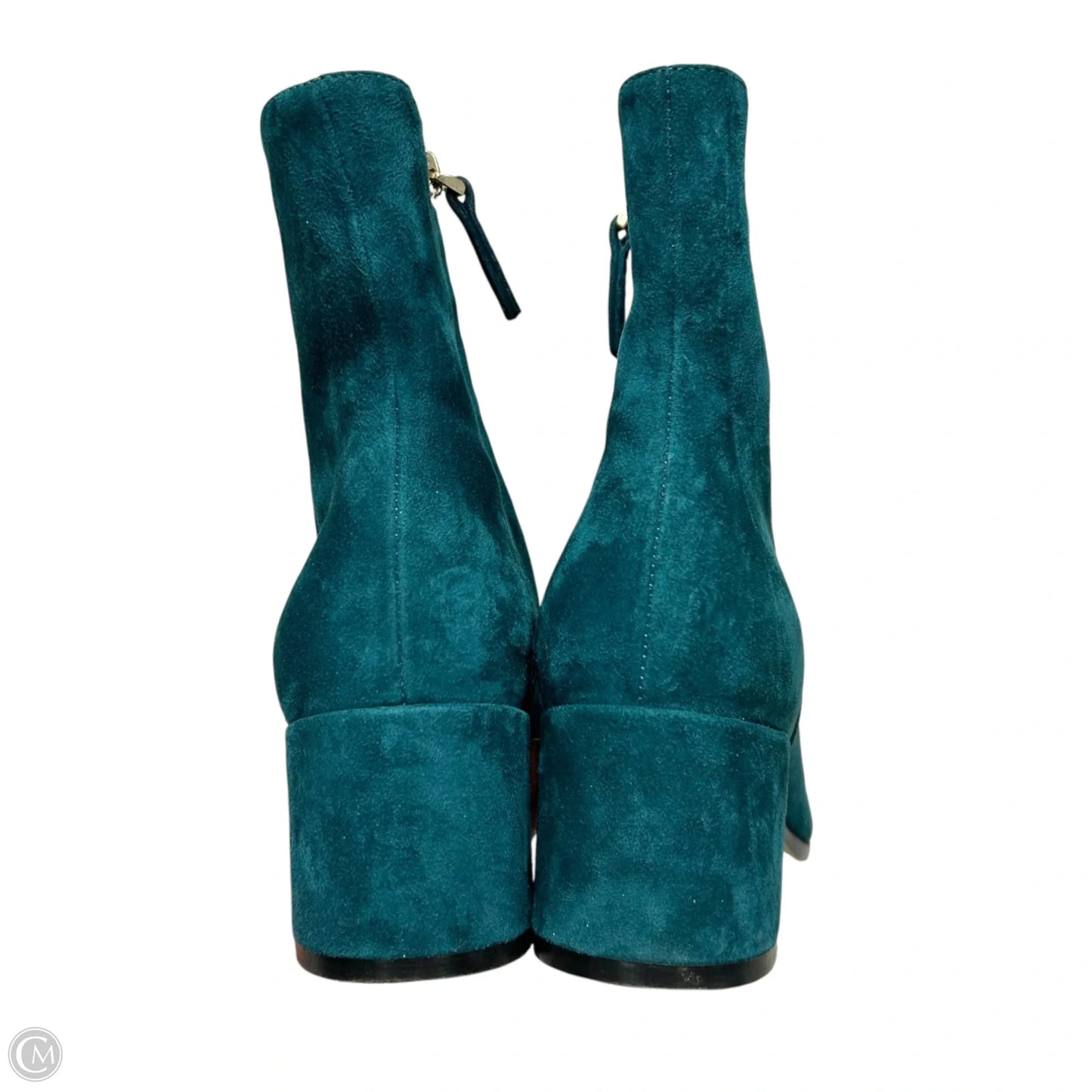 Boots Ankle Heels By M. Gemi In Teal, Size: 6