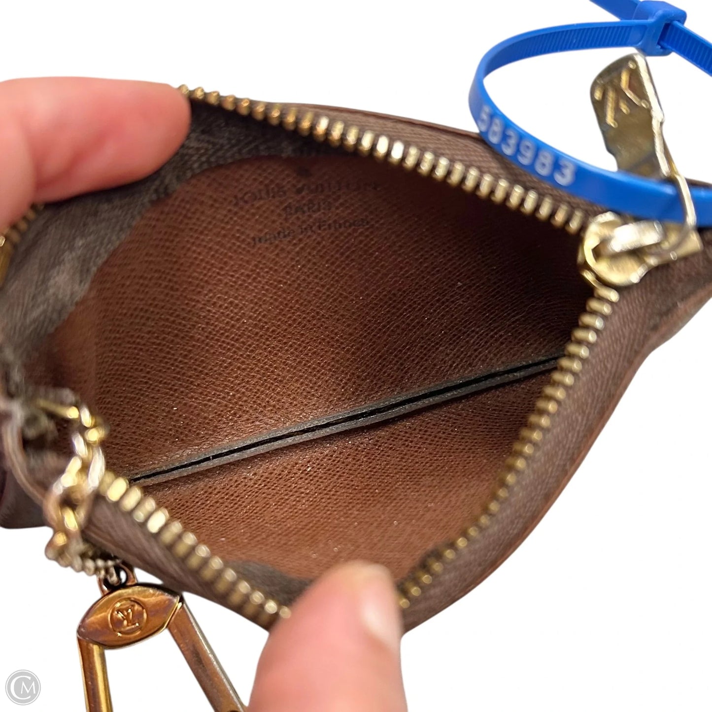 Coin Purse Luxury Designer By Louis Vuitton, Size: Small
