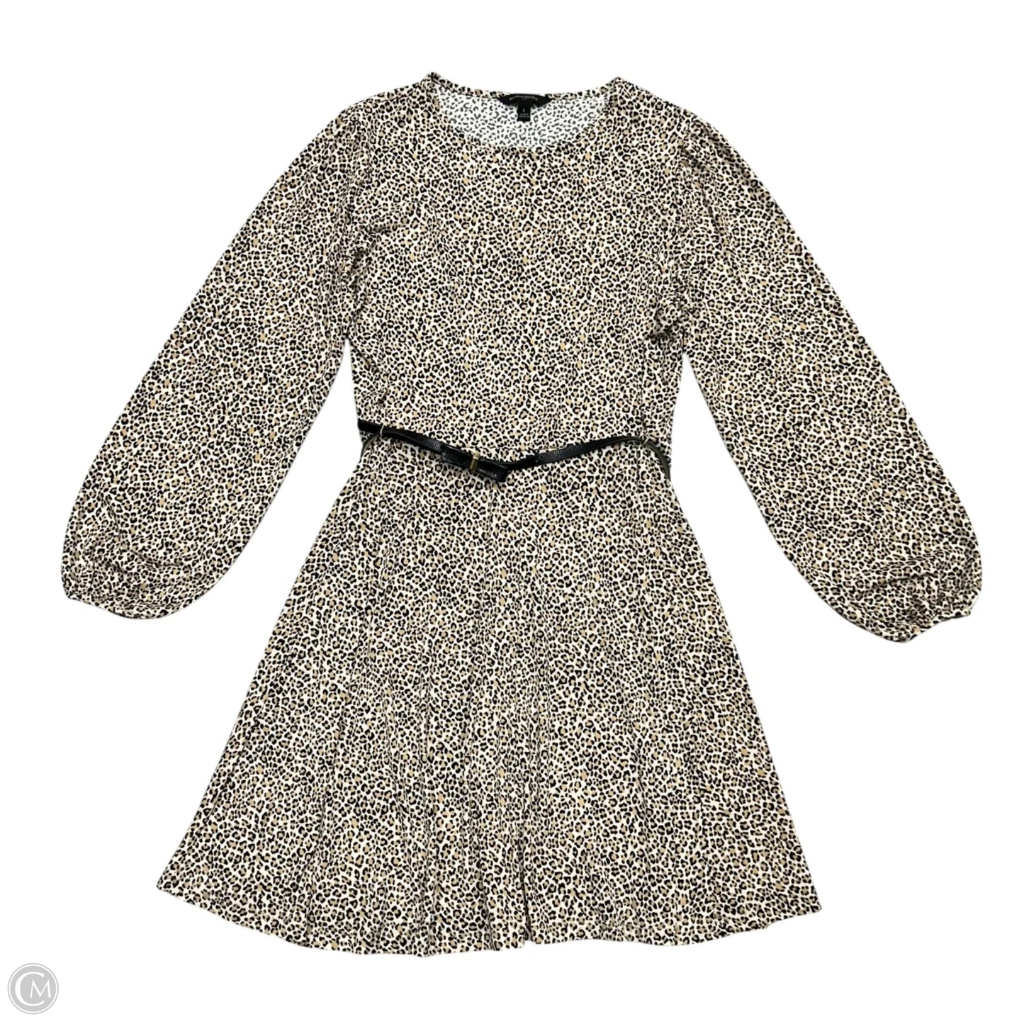 Dress Casual Short By Banana Republic In Leopard Print, Size: L