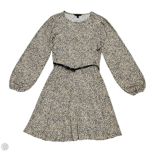 Dress Casual Short By Banana Republic In Leopard Print, Size: L