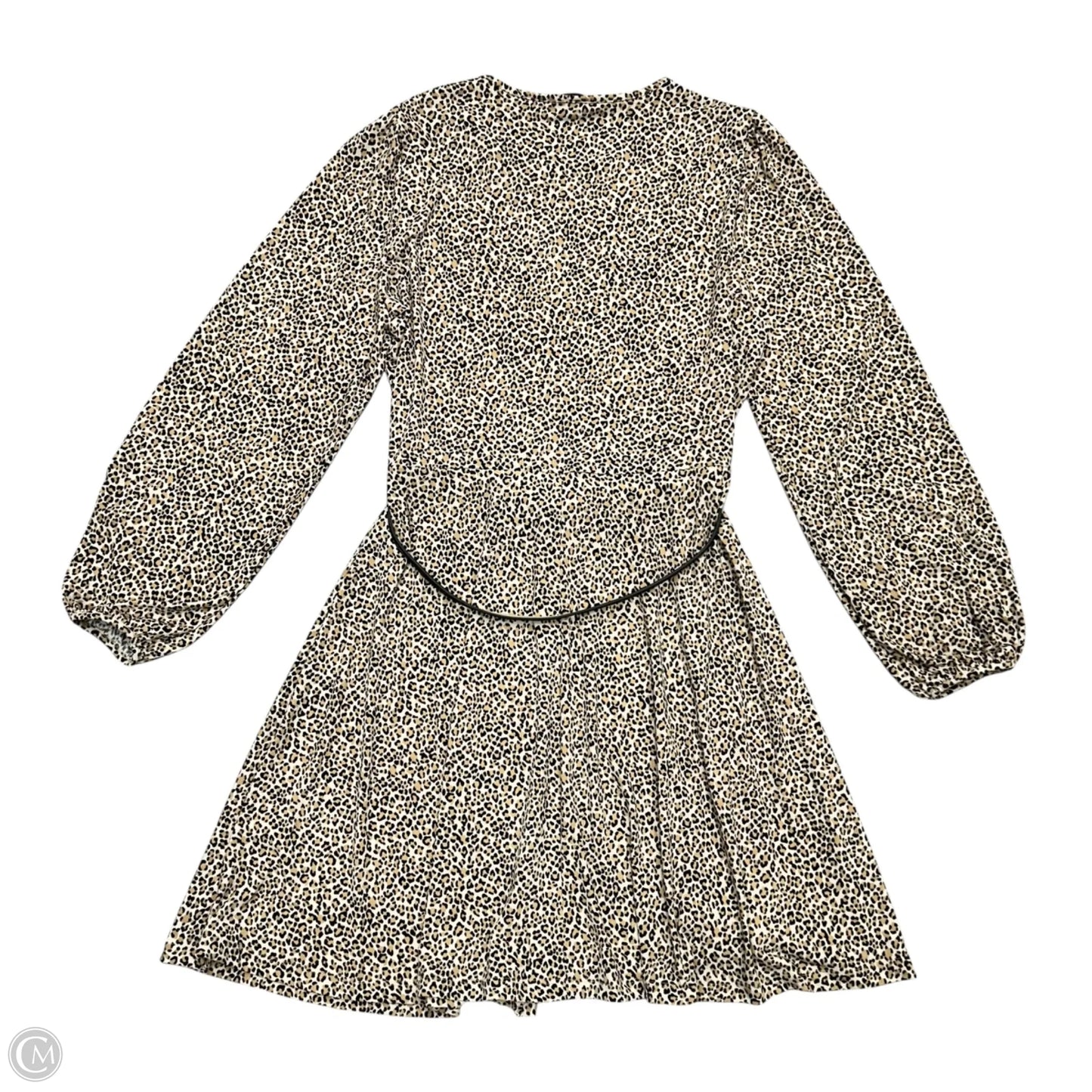 Dress Casual Short By Banana Republic In Leopard Print, Size: L
