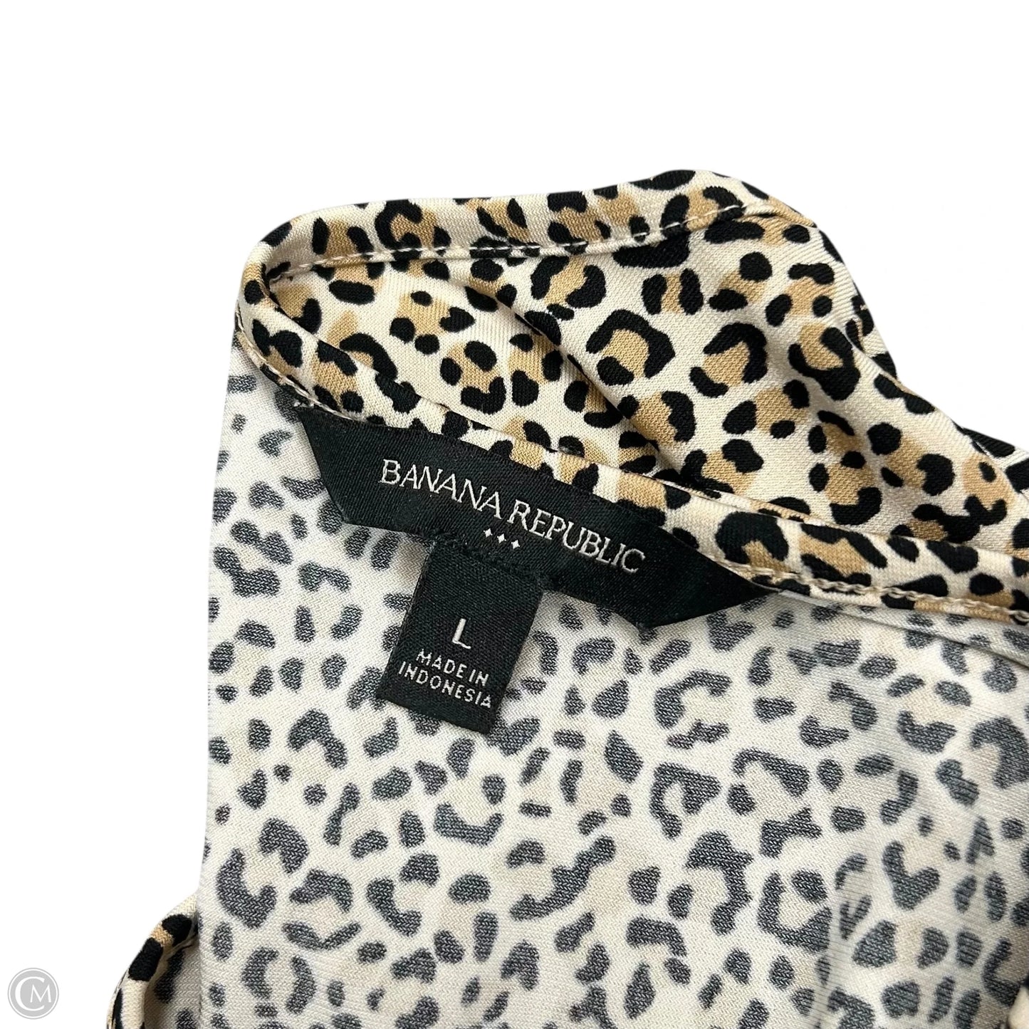 Dress Casual Short By Banana Republic In Leopard Print, Size: L