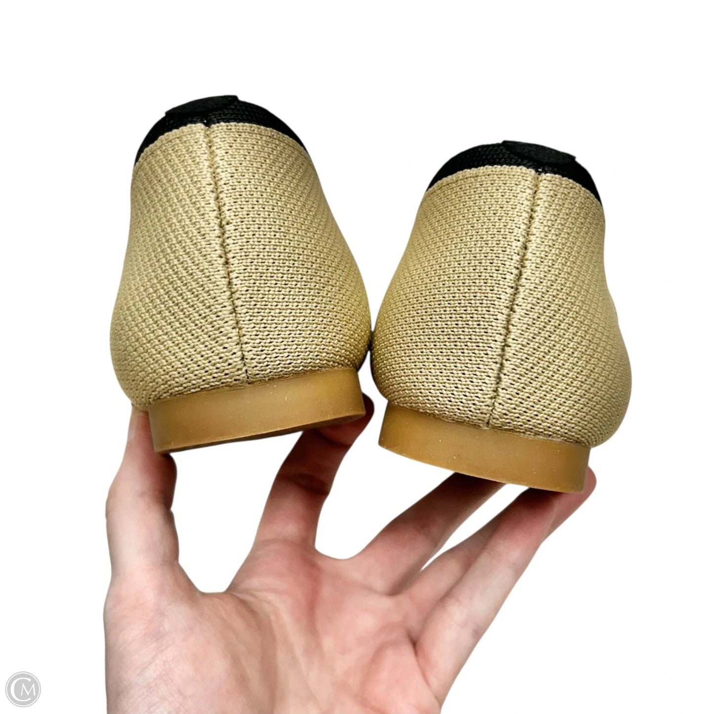 Shoes Flats By Vivaia In Black & Tan, Size: 9