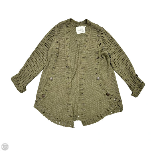 Sweater Cardigan By Angel Of The North In Green, Size: S