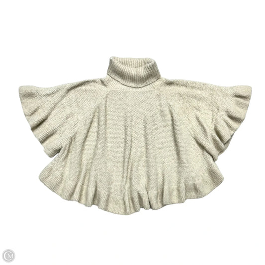Poncho By Anthropologie In Tan, Size: Osfm