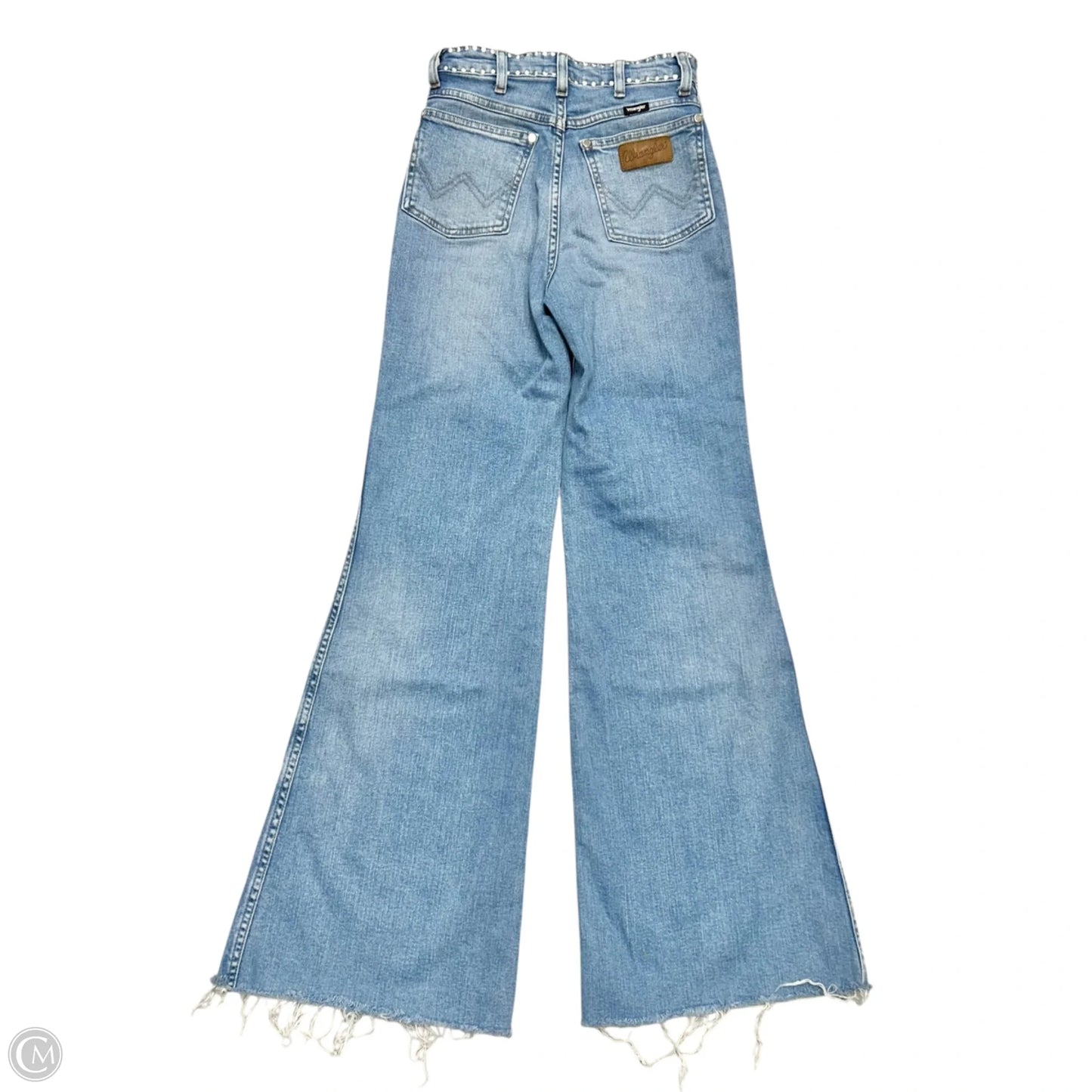 Jeans Wide Leg By Wrangler In Blue Denim, Size: 0