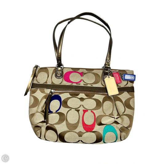 Handbag Designer By Coach, Size: Medium