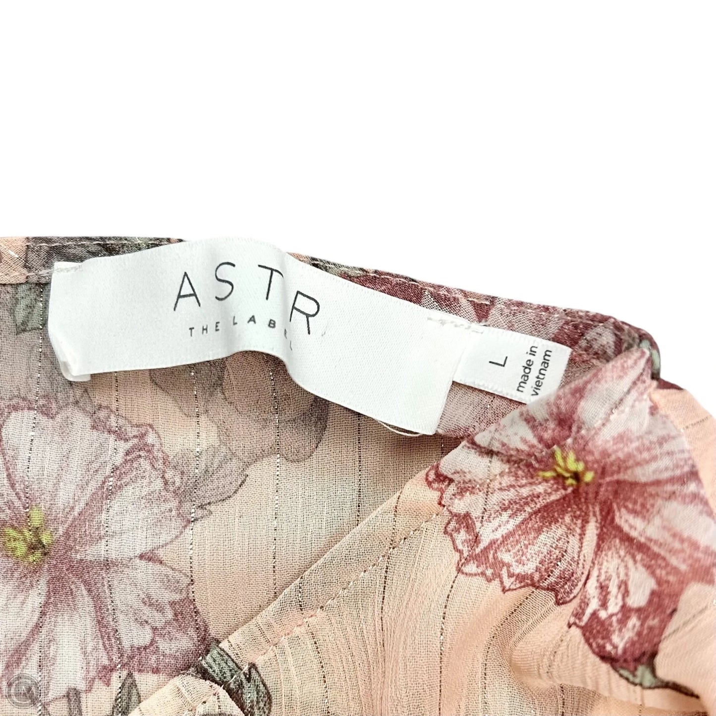 Dress Party Long By Astr In Floral Print, Size: L