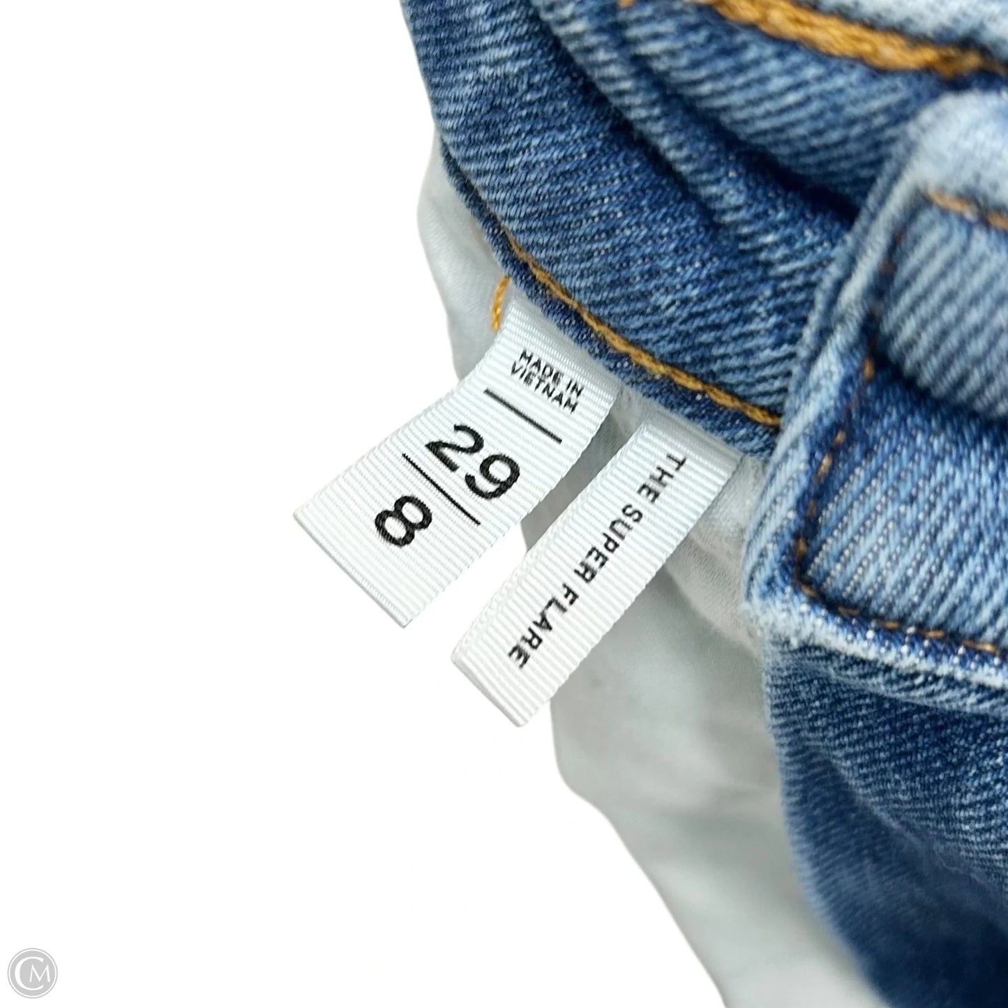 Jeans Wide Leg By Loft In Blue Denim, Size: 8