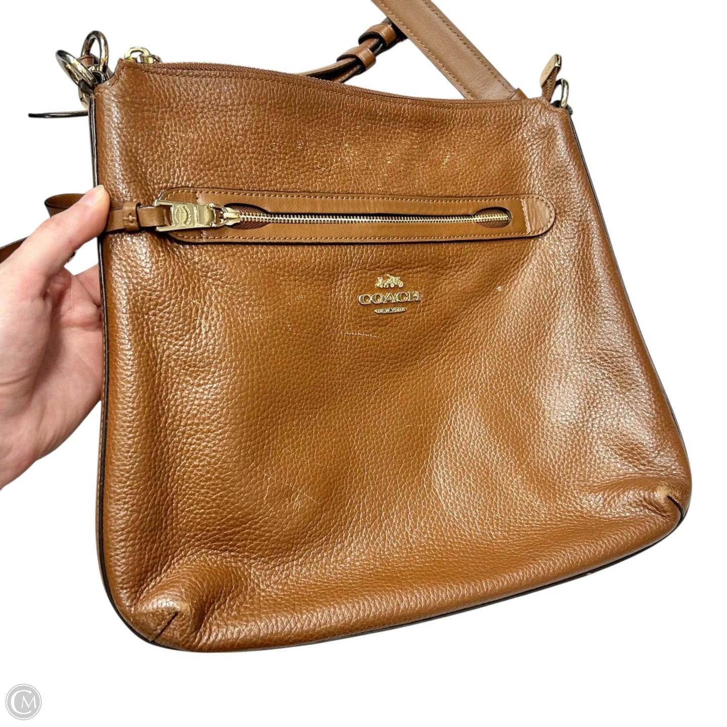 Crossbody Designer By Coach, Size: Medium