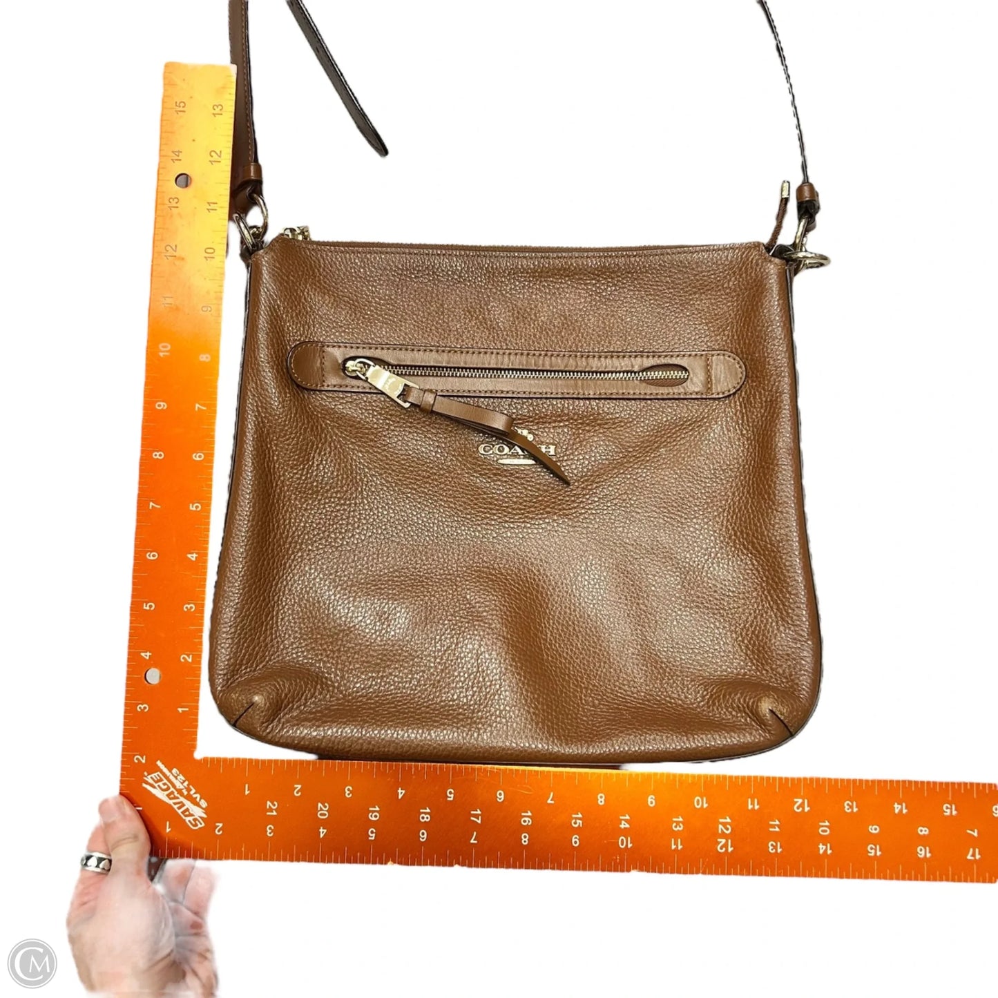 Crossbody Designer By Coach, Size: Medium