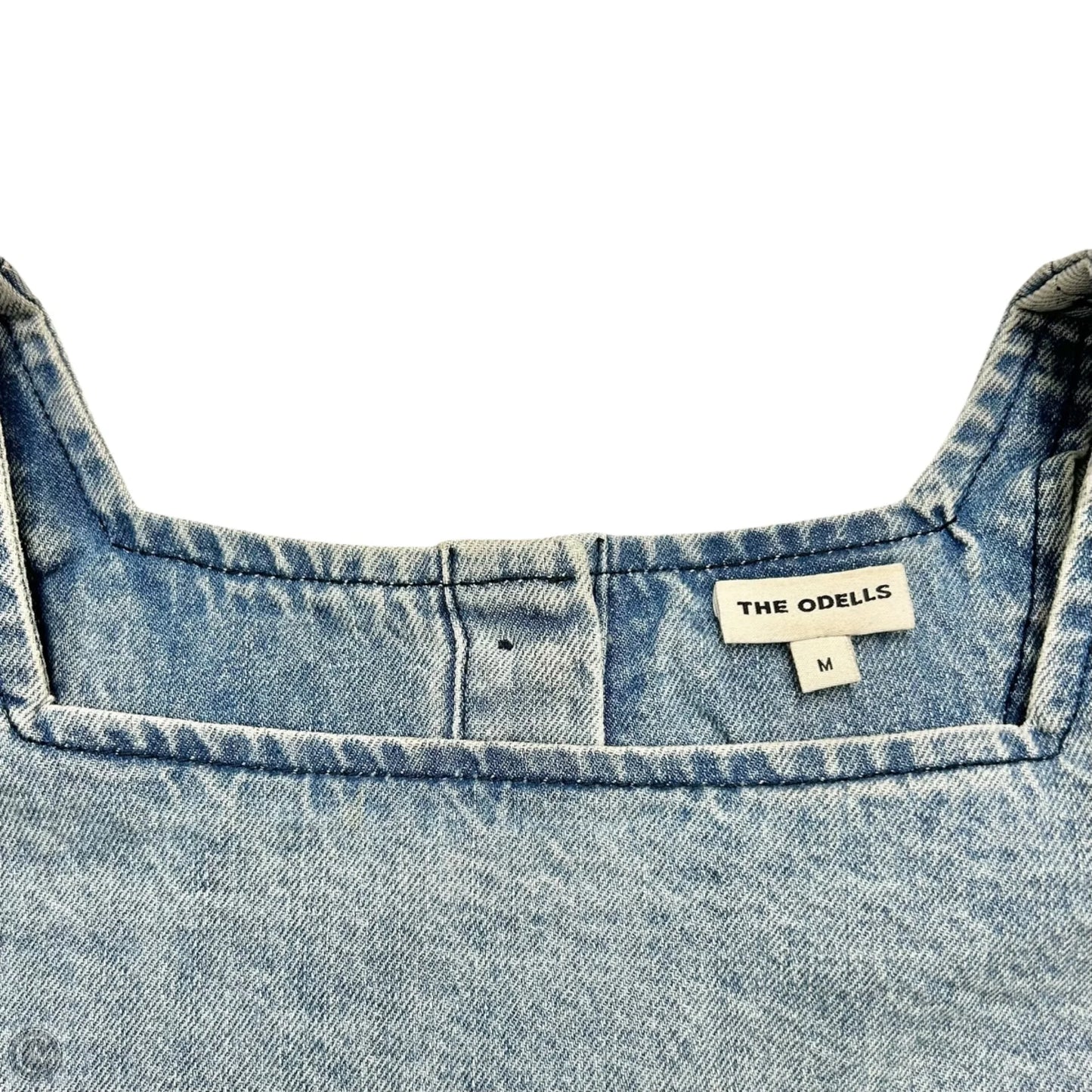 Top 3/4 Sleeve By The Odells In Blue Denim, Size: M