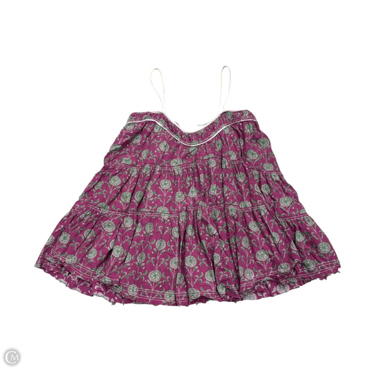 Dress Casual Short By Free People In Green & Pink, Size: S