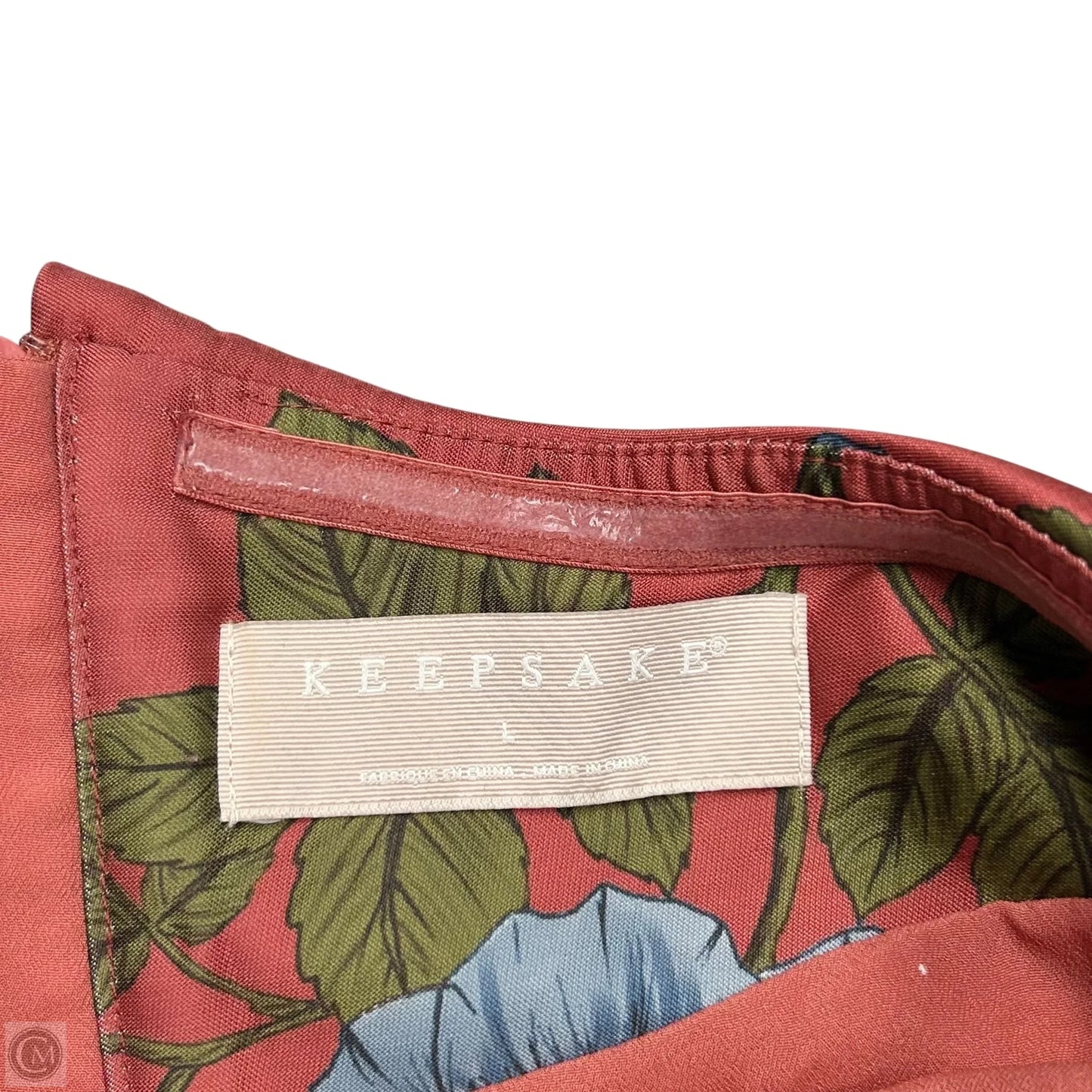 Top Sleeveless By Keepsake In Floral Print, Size: L