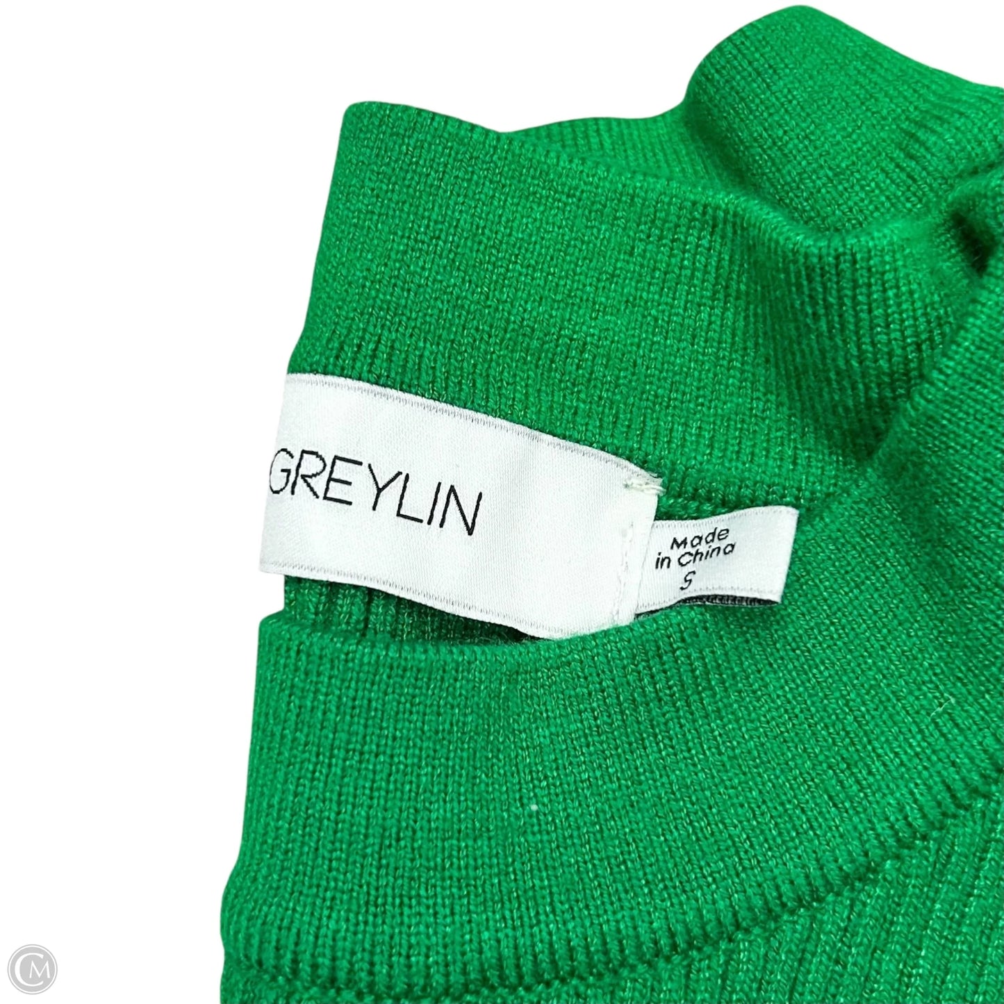 Top Long Sleeve By Greylin In Green, Size: S