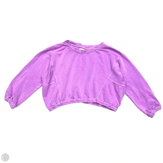 Sweatshirt Crewneck By Anthropologie In Purple, Size: M