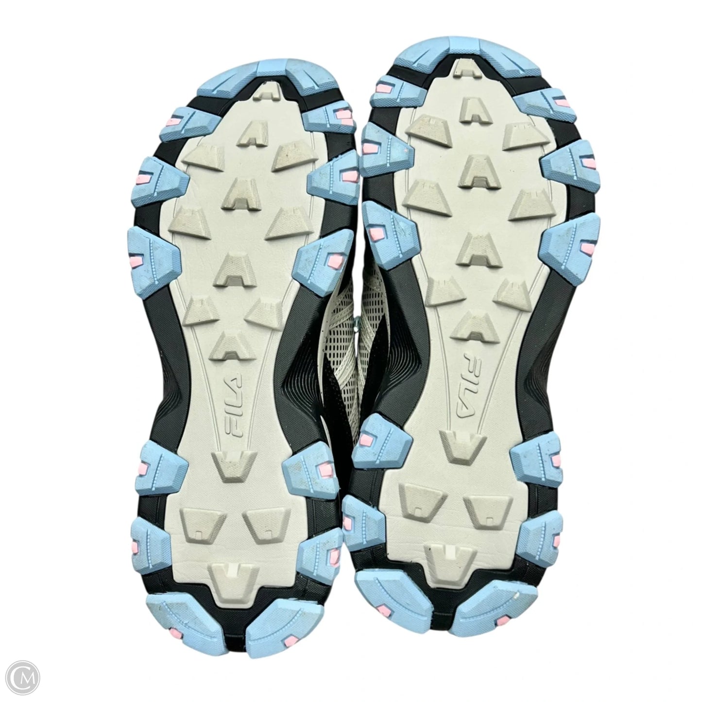 Shoes Athletic By Fila In Black & Grey, Size: 8.5