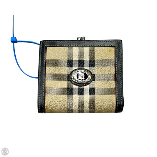 Wallet Luxury Designer By Burberry, Size: Small