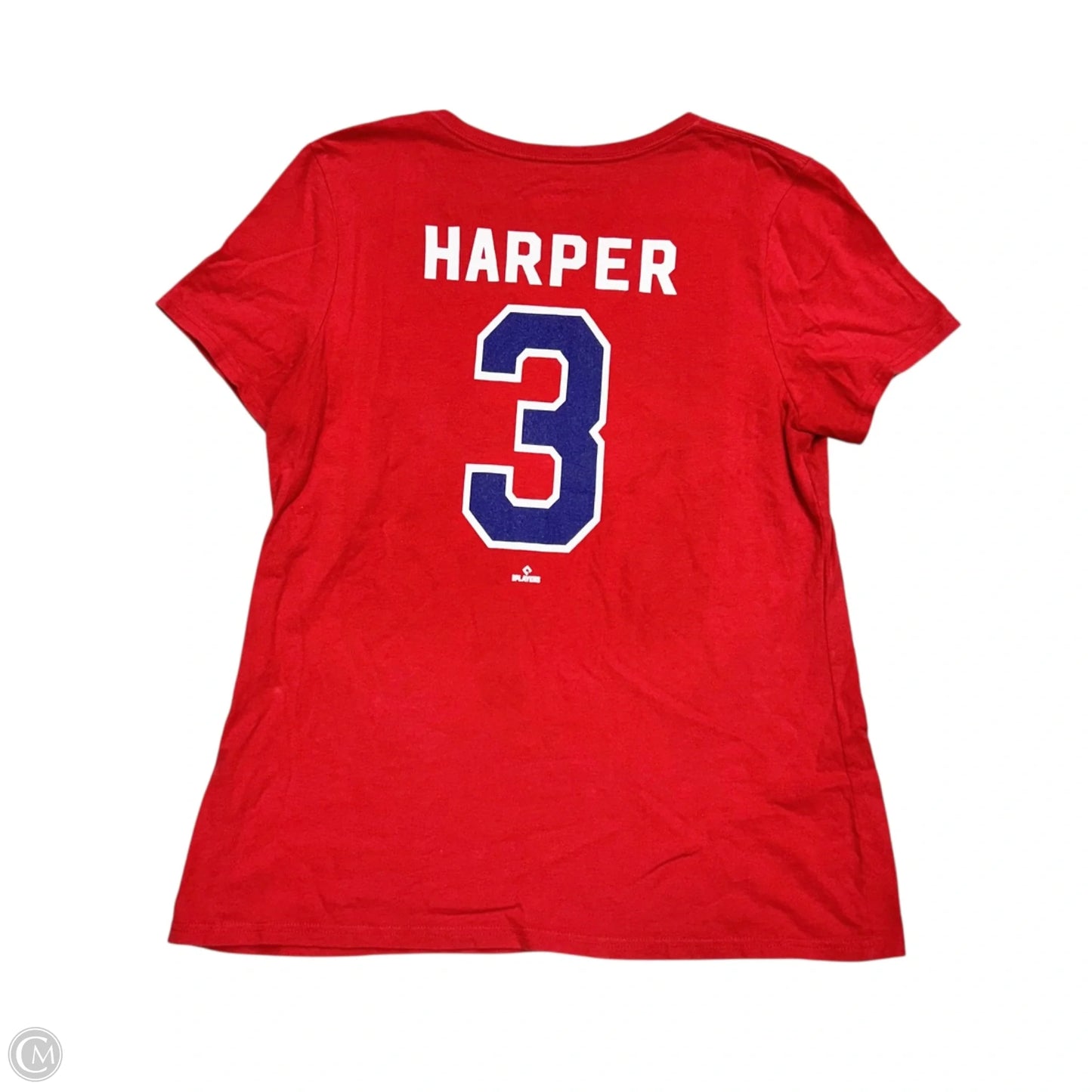 Top Short Sleeve By Fanatics In Red, Size: M