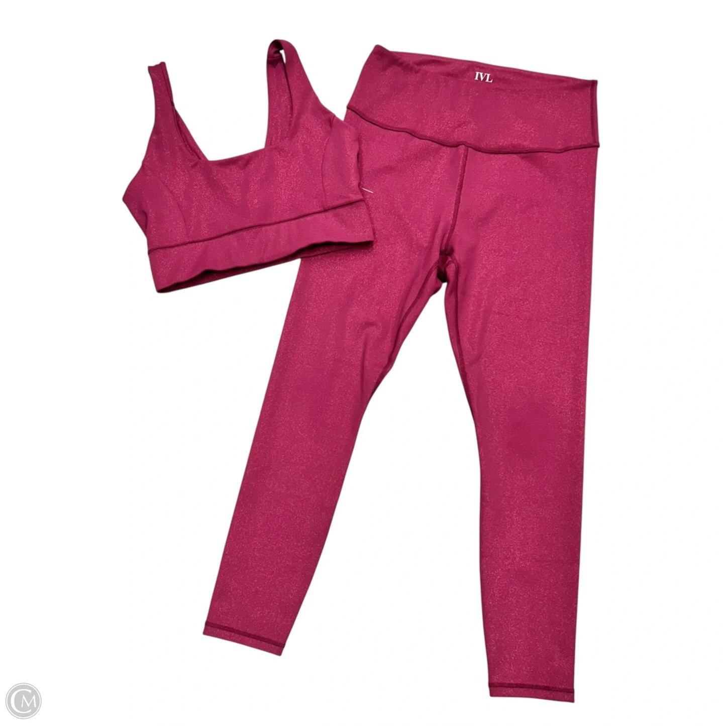 Athletic Pants 2pc By Ivl Collective In Red, Size: M