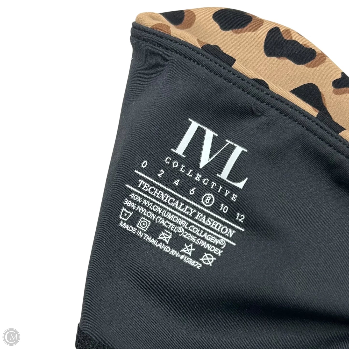 Athletic Pants 2pc By Ivl Collective In Leopard Print, Size: M