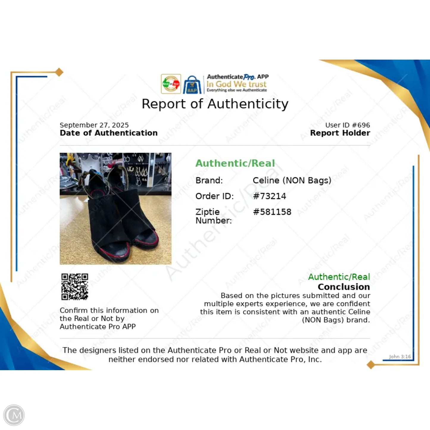 Sandals Luxury Designer By Celine In Black & Brown, Size: 7