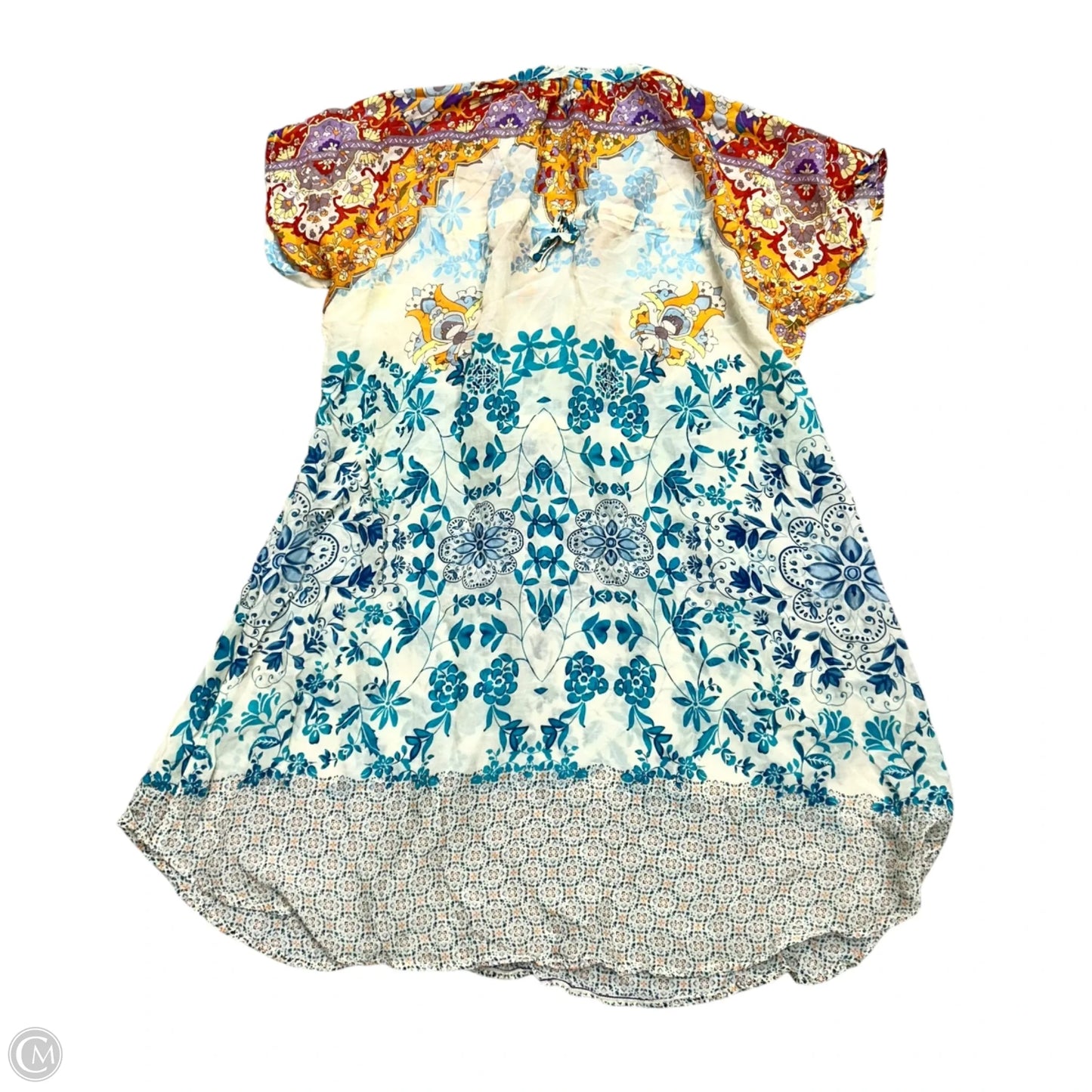 Tunic Short Sleeve By Johnny Was In Multi-colored, Size: S