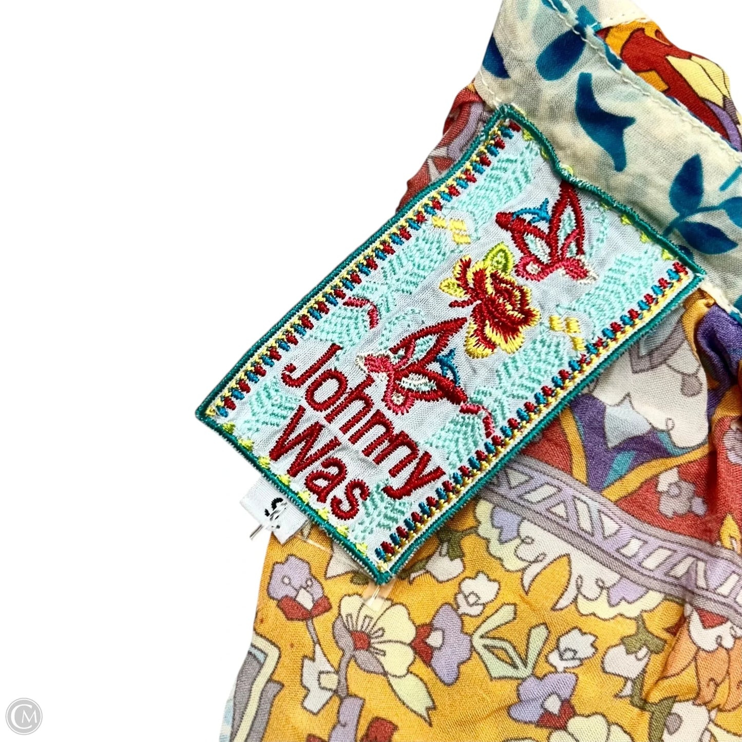 Tunic Short Sleeve By Johnny Was In Multi-colored, Size: S