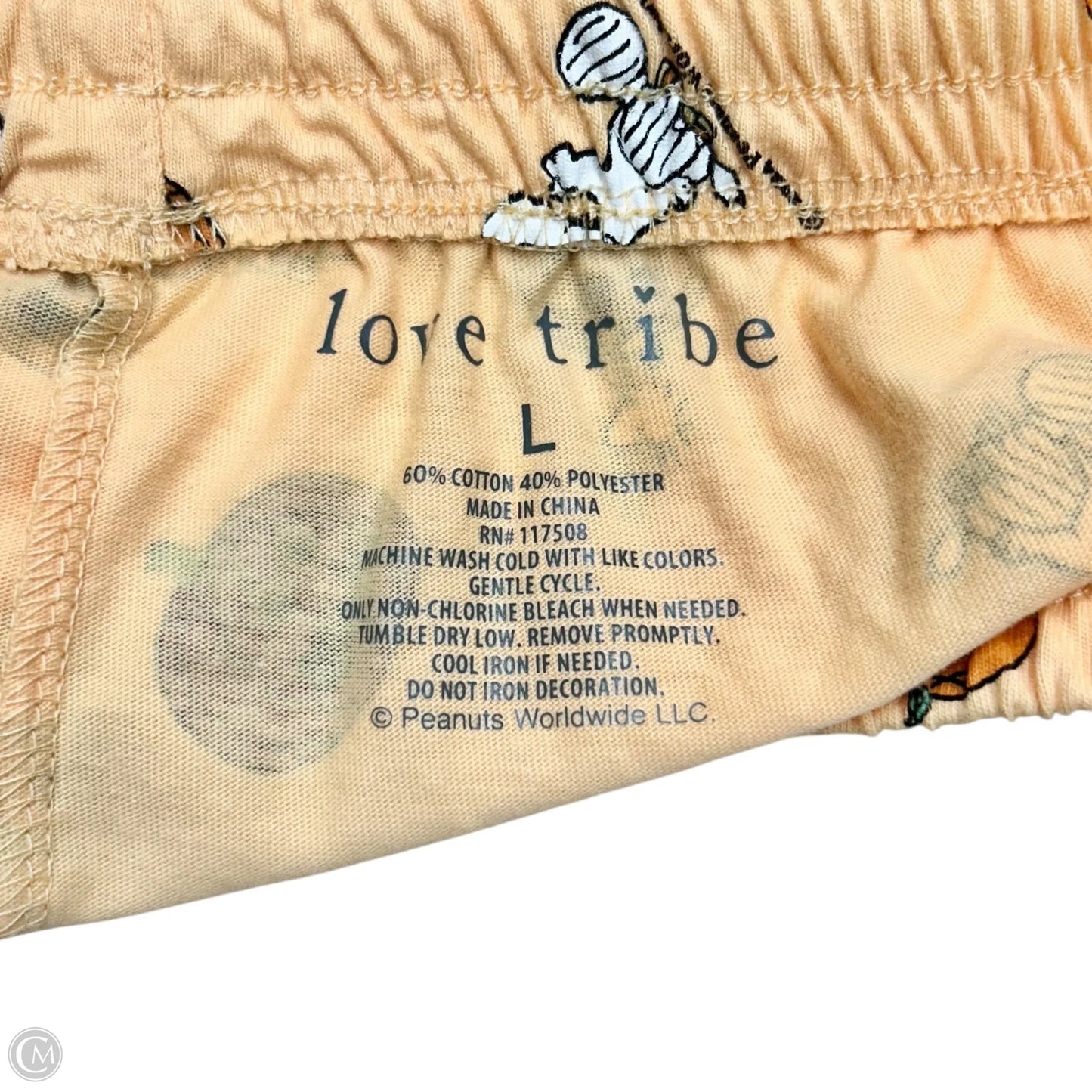 Shorts By Love Tribe In Orange & White, Size: L