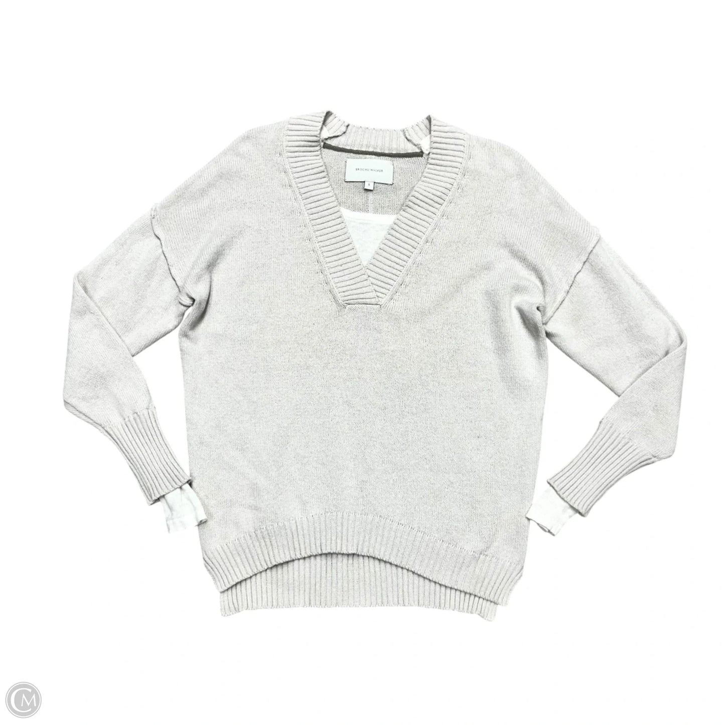Sweater By Brochu Walker In Grey, Size: S