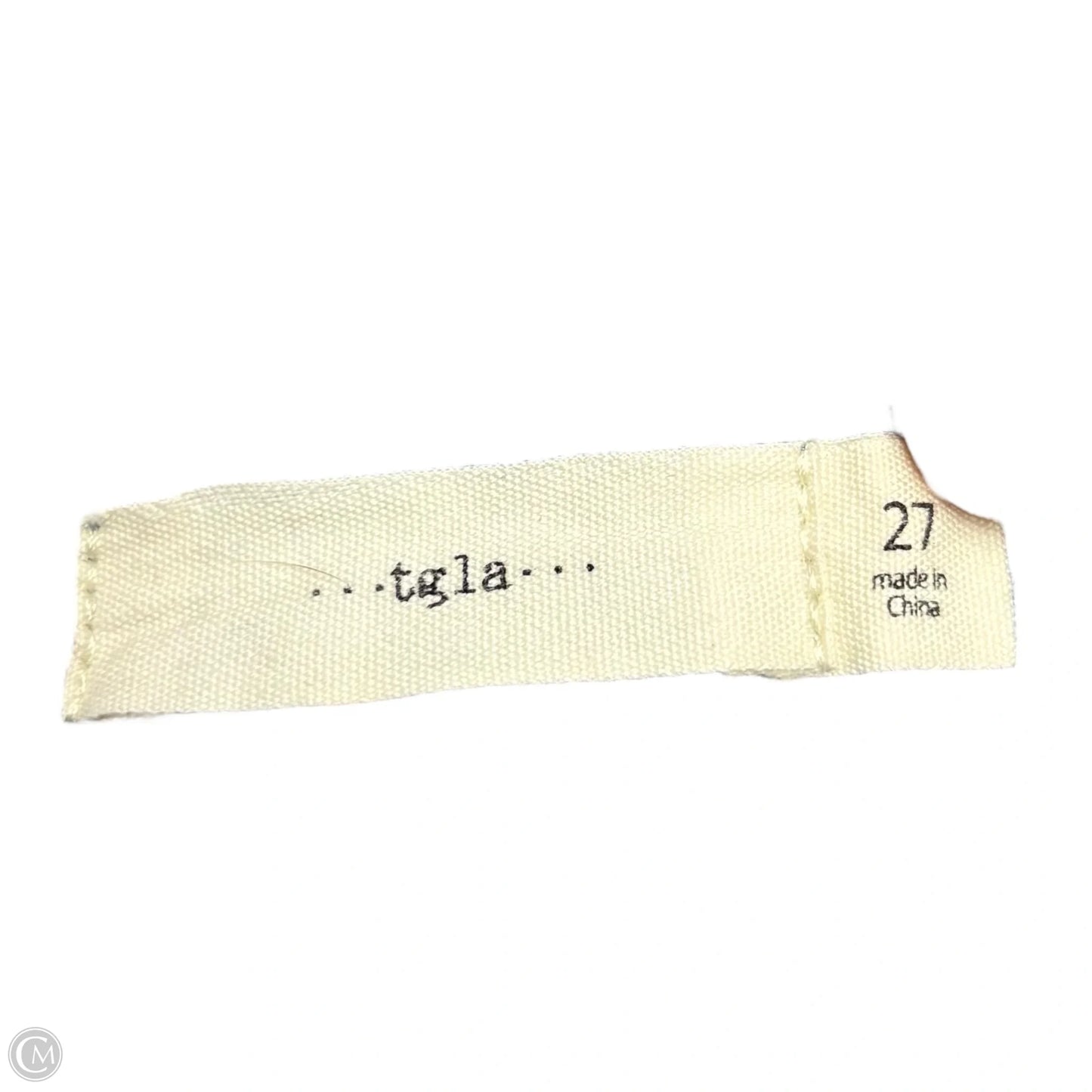 Jeans Straight By Tgla In Blue Denim, Size: 4