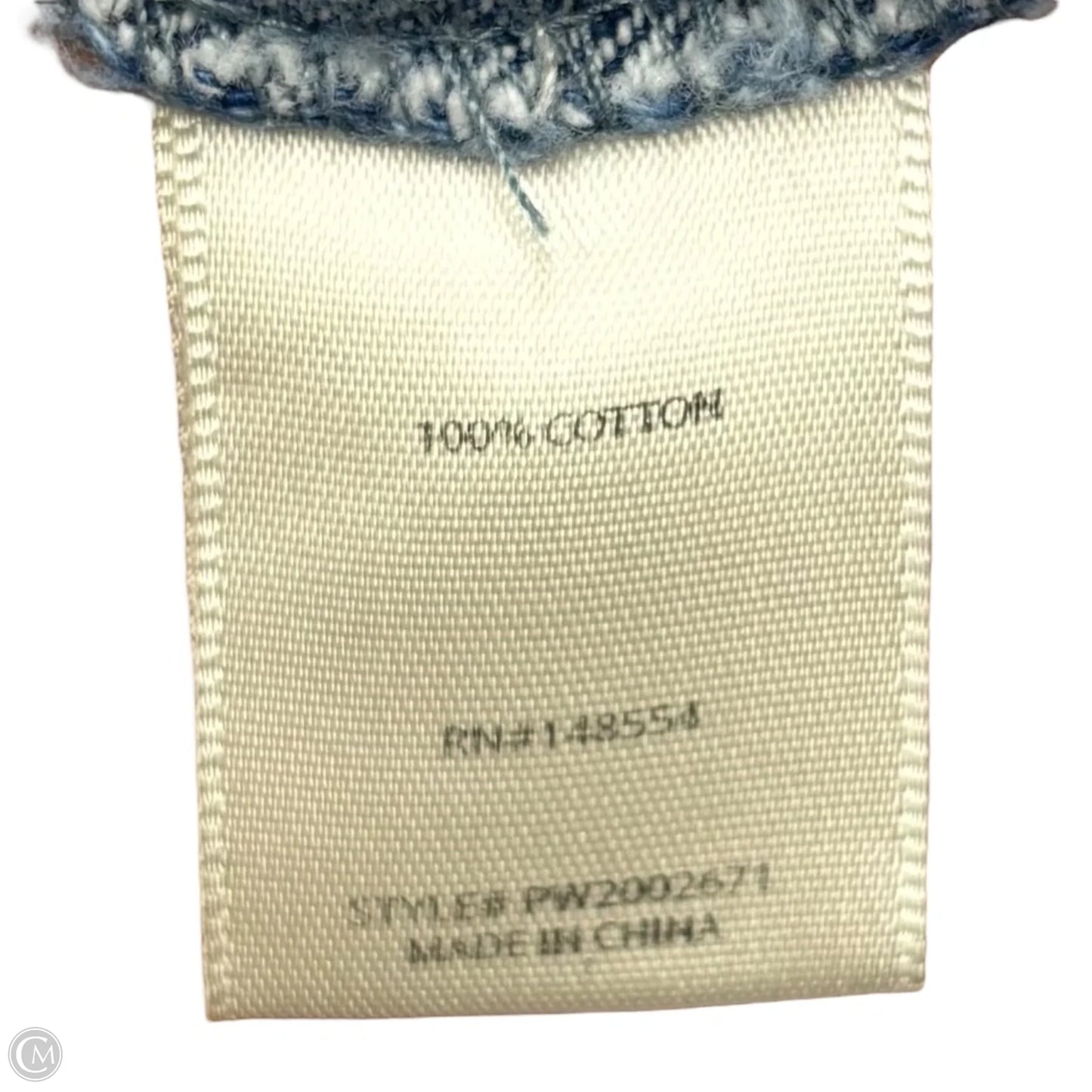 Jeans Straight By Tgla In Blue Denim, Size: 4