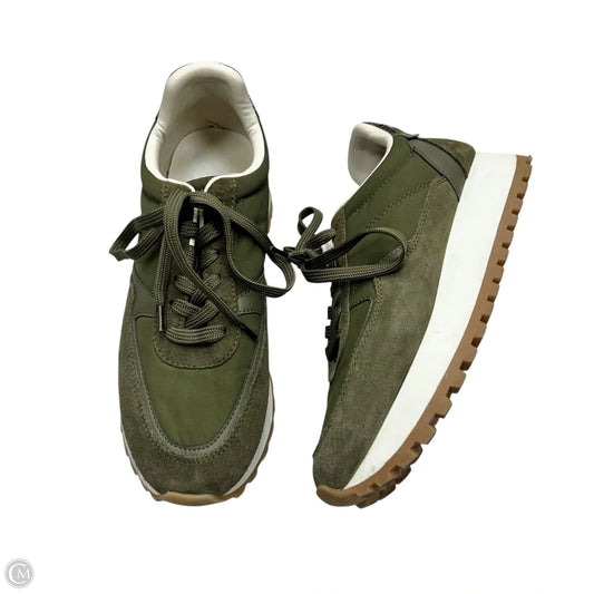 Shoes Athletic By Zara In Green & White, Size: 8.5