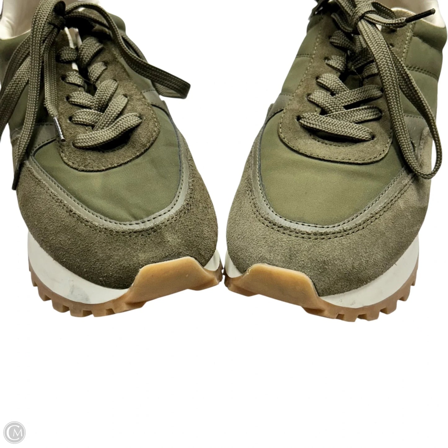 Shoes Athletic By Zara In Green & White, Size: 8.5