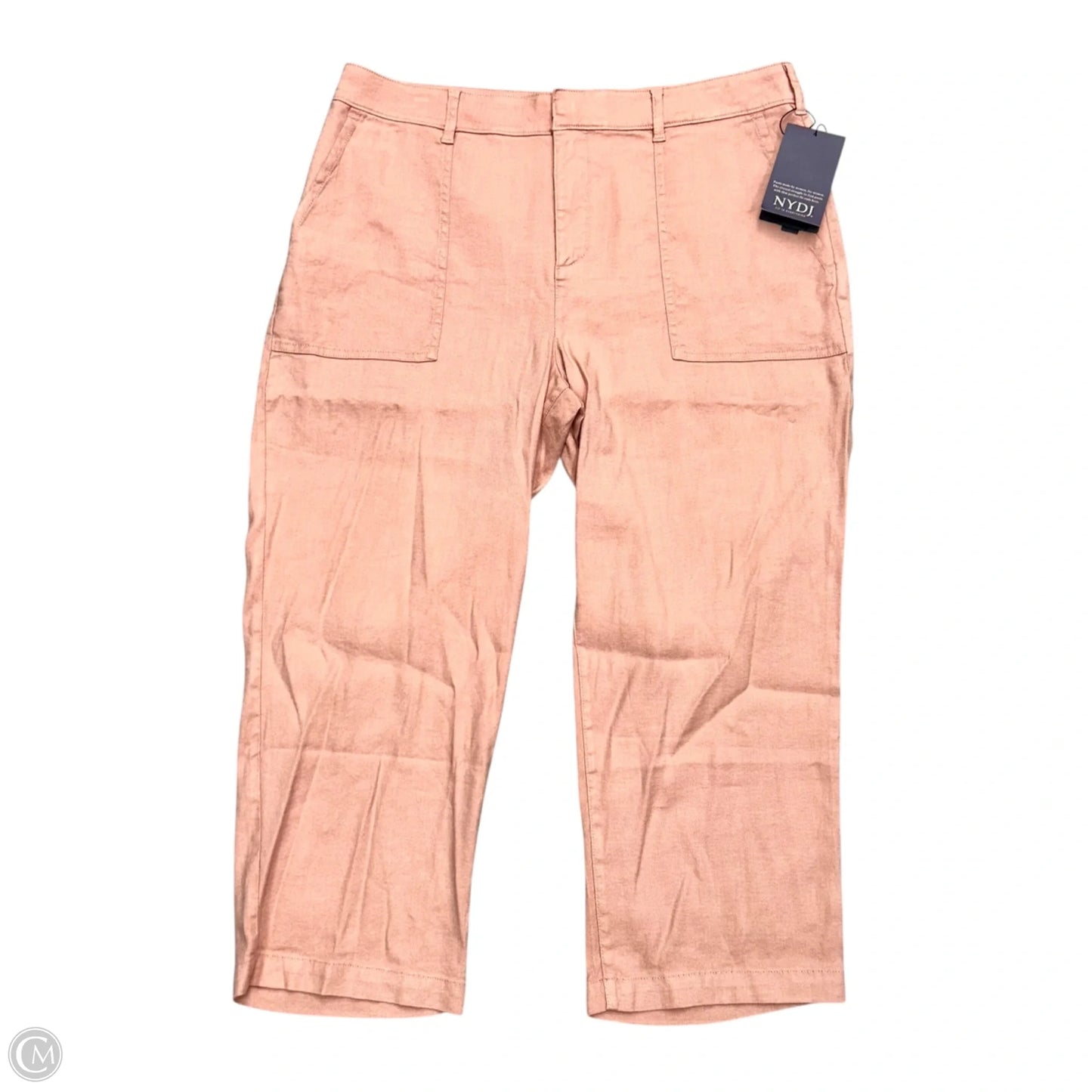Capris By Not Your Daughters Jeans In Peach, Size: 12