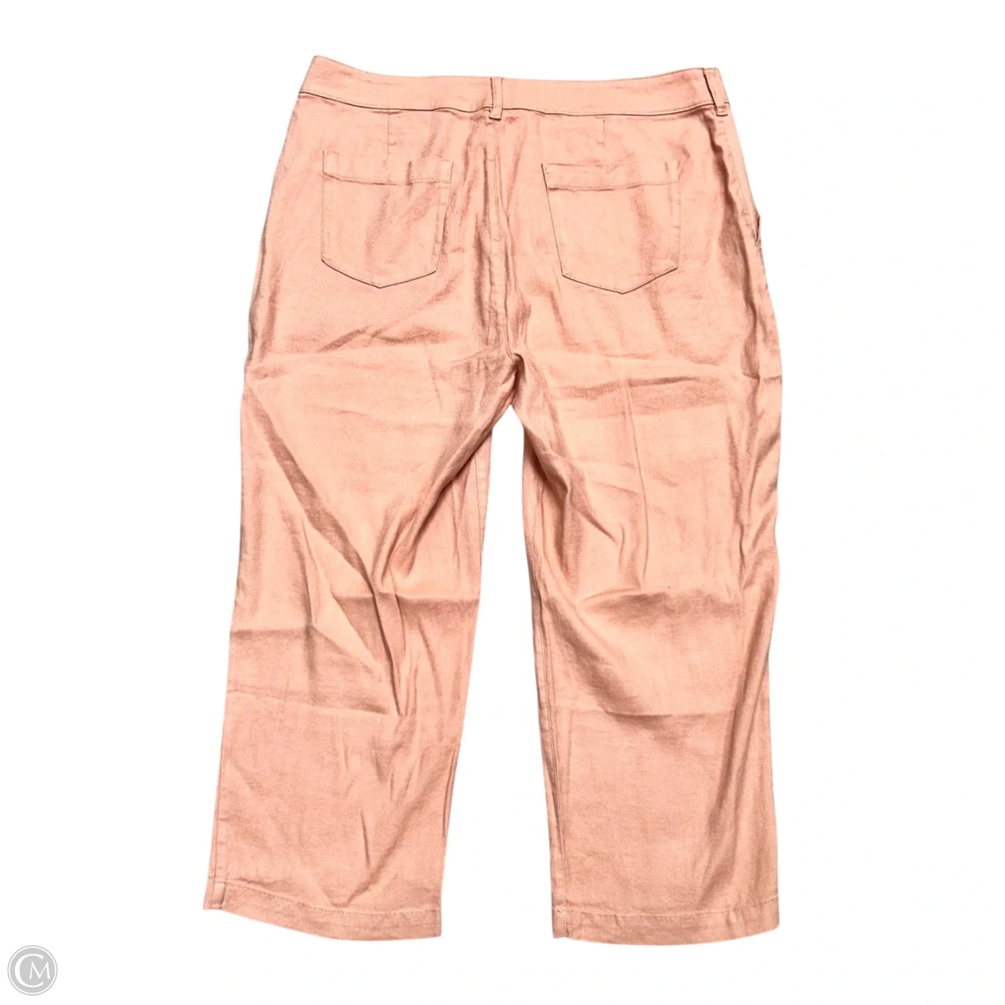 Capris By Not Your Daughters Jeans In Peach, Size: 12