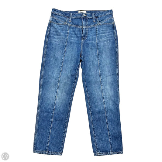 Jeans Cropped By Madewell In Blue Denim, Size: 14