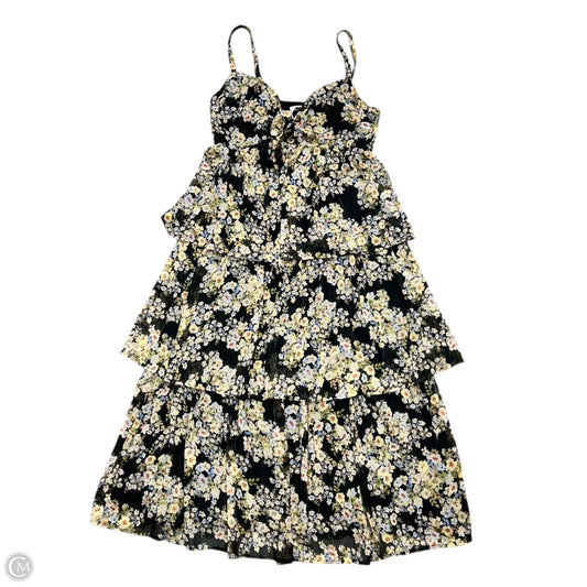 Dress Casual Maxi By Lc Lauren Conrad In Floral Print, Size: M
