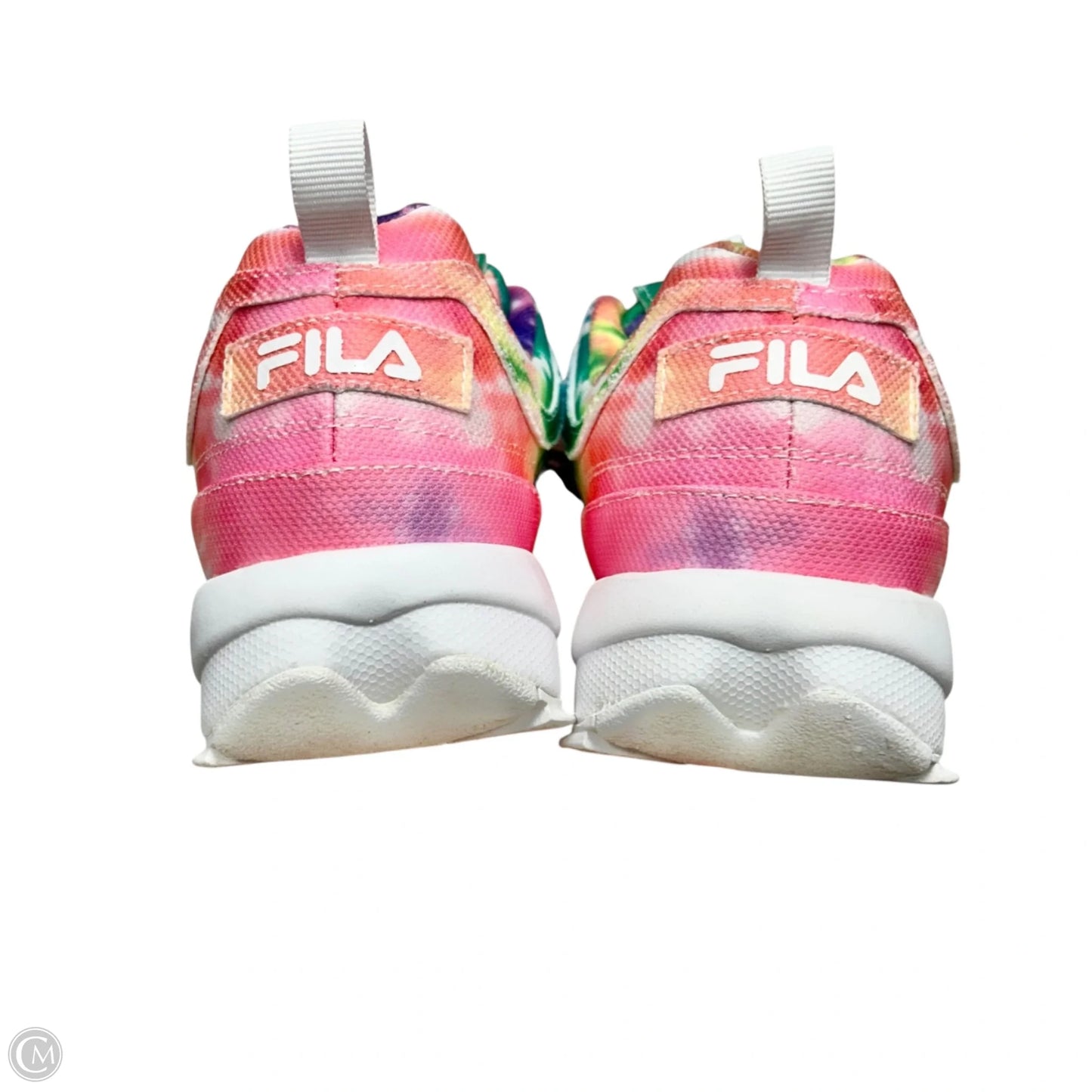 Shoes Athletic By Fila In Tie Dye Print, Size: 8