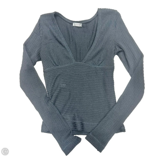 Top Long Sleeve By Free People In Black, Size: Xs