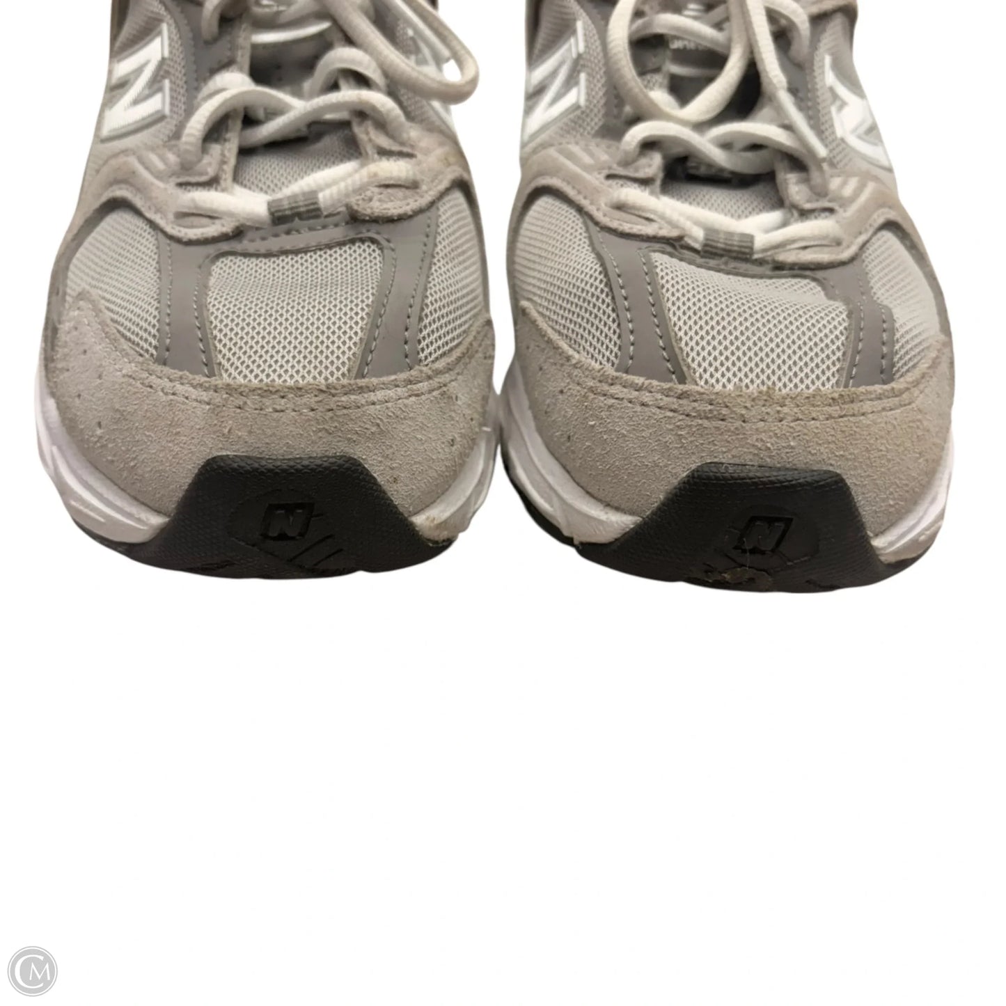 Shoes Athletic By New Balance In Grey & White, Size: 8