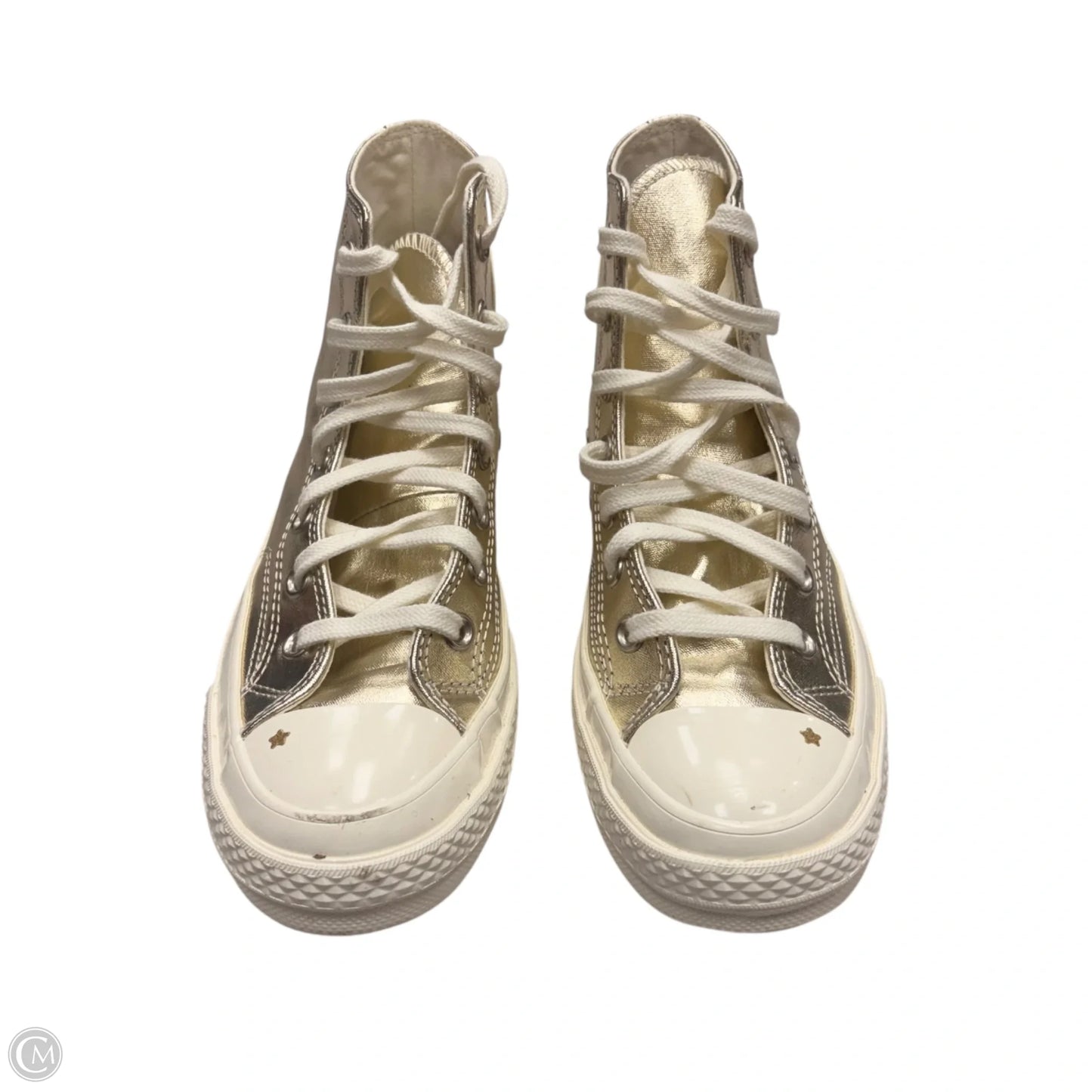 Shoes Sneakers By Converse In Gold, Size: 8