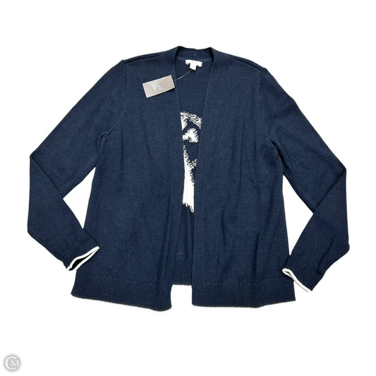 Sweater Cardigan By J. Jill In Navy, Size: S