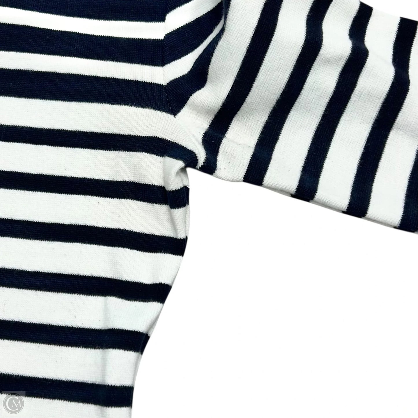 Top Long Sleeve Luxury Designer By Alexander Wang In Striped Pattern, Size: Xs