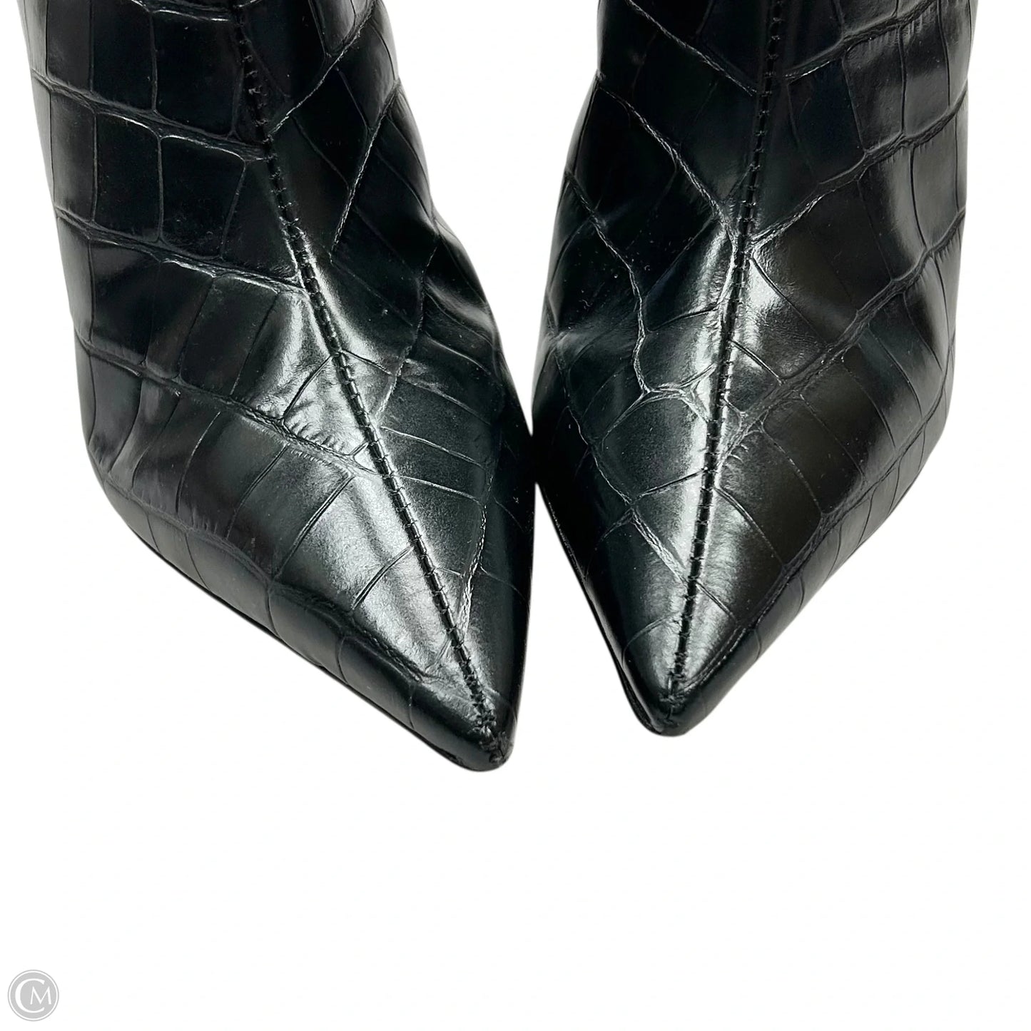 Boots Mid-calf Heels By Schutz In Black, Size: 8.5