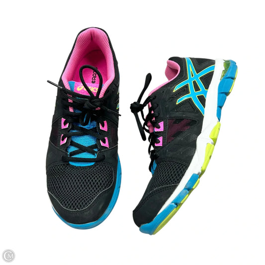 Shoes Athletic By Asics In Black & Blue, Size: 9