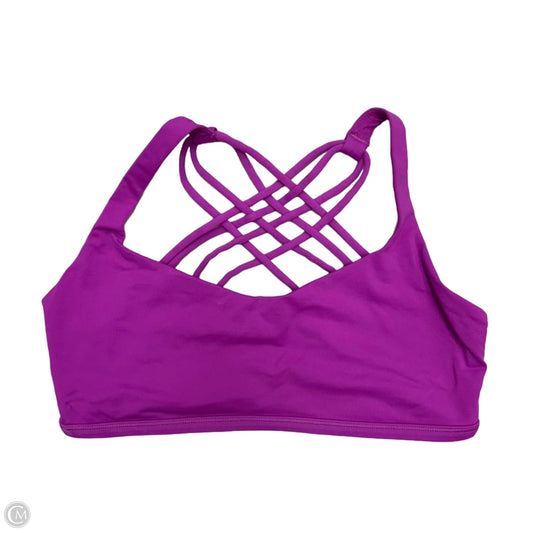 Athletic Bra By Lululemon In Purple, Size: M