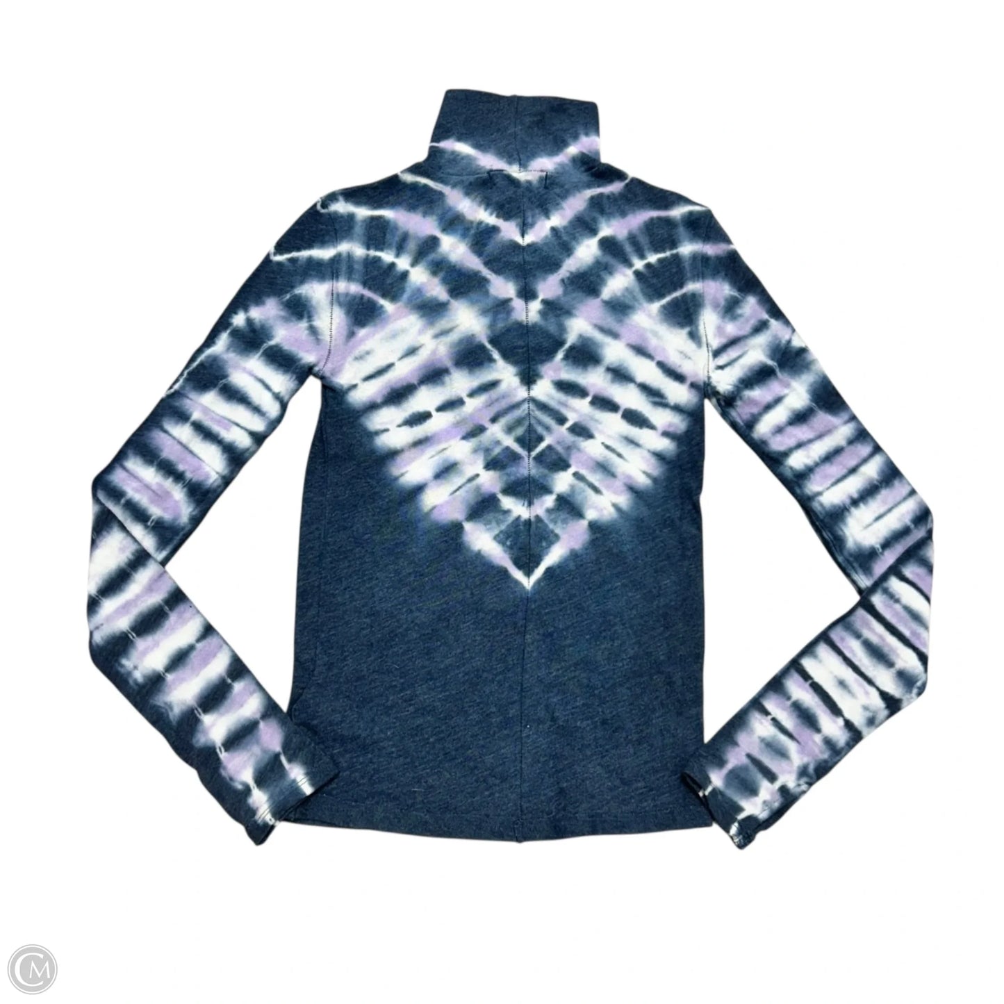 Top Long Sleeve By Free People In Tie Dye Print, Size: Xs