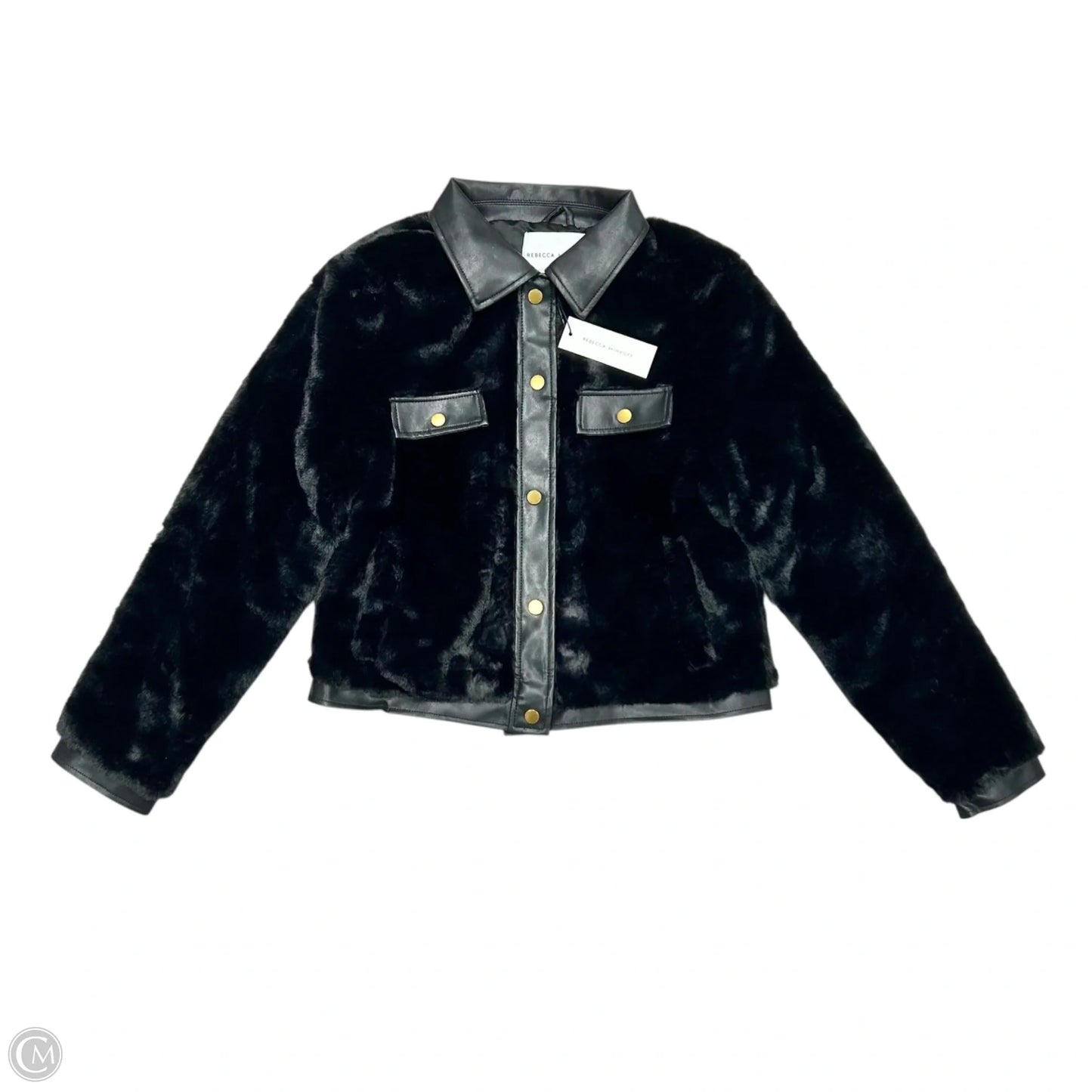 Coat Designer By Rebecca Minkoff In Black, Size: Xs