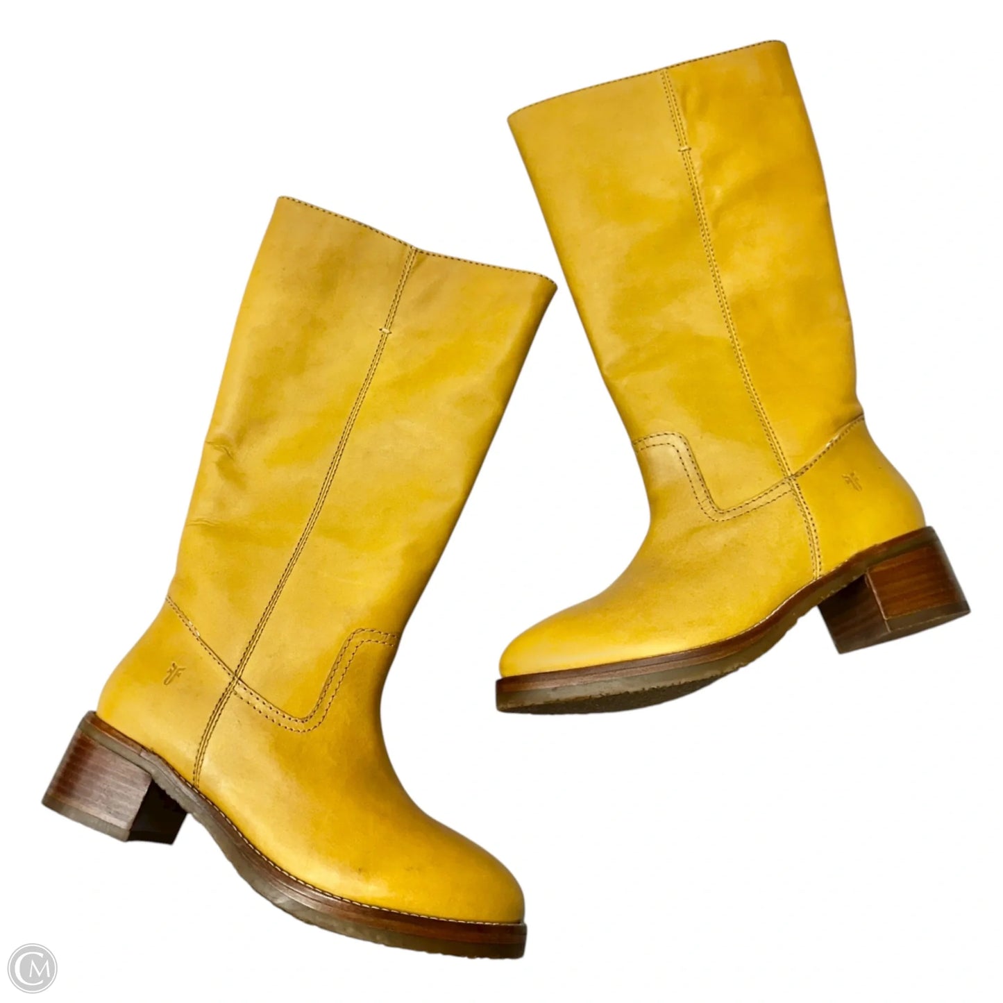 Boots Designer By Frye In Tan, Size: 8